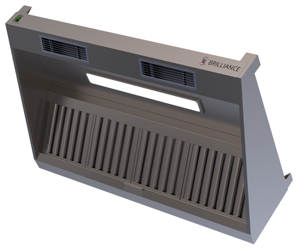 SLANTED EXHAUST HOOD DOUBLE PLENUM - Brilliance